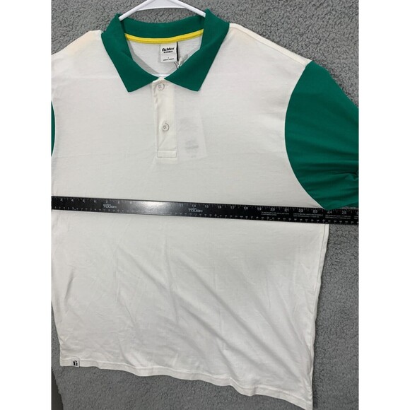 NWT BCI FIELDER BONOBOS Large (L) Contrast Green White Short Sleeve Polo Shirt - Picture 5 of 7